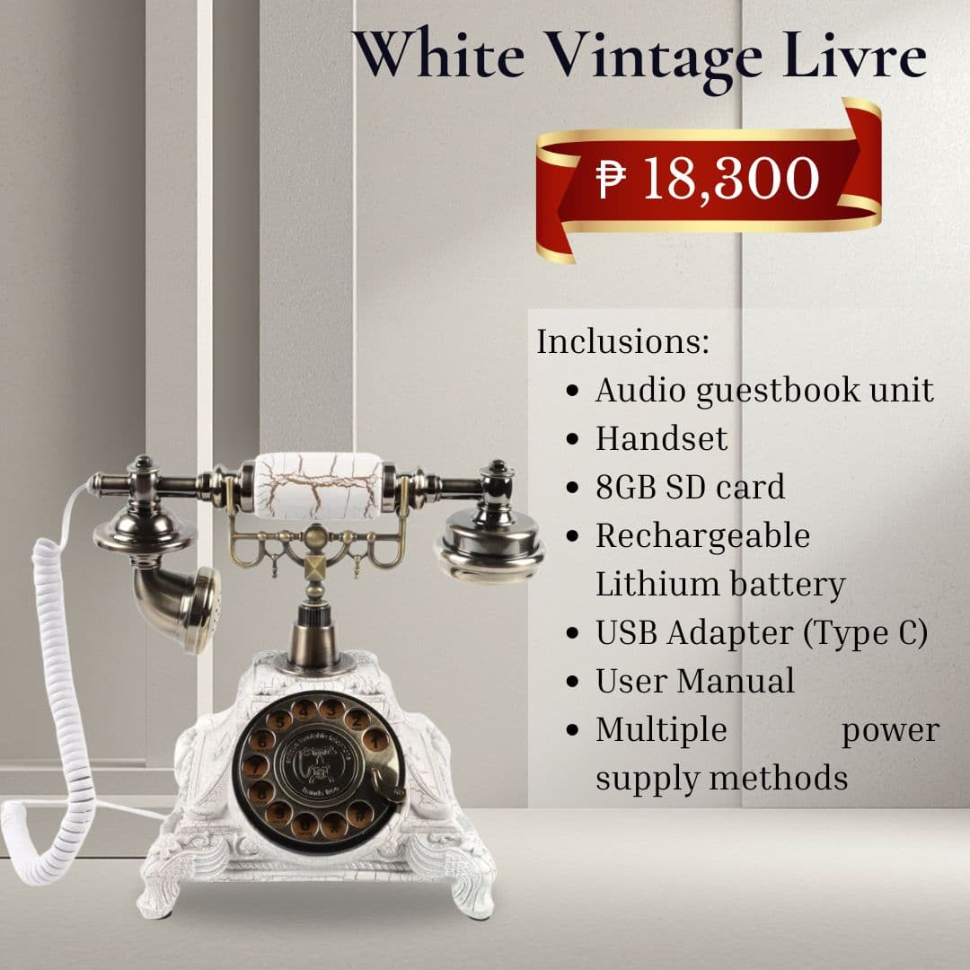White Vintage Livre